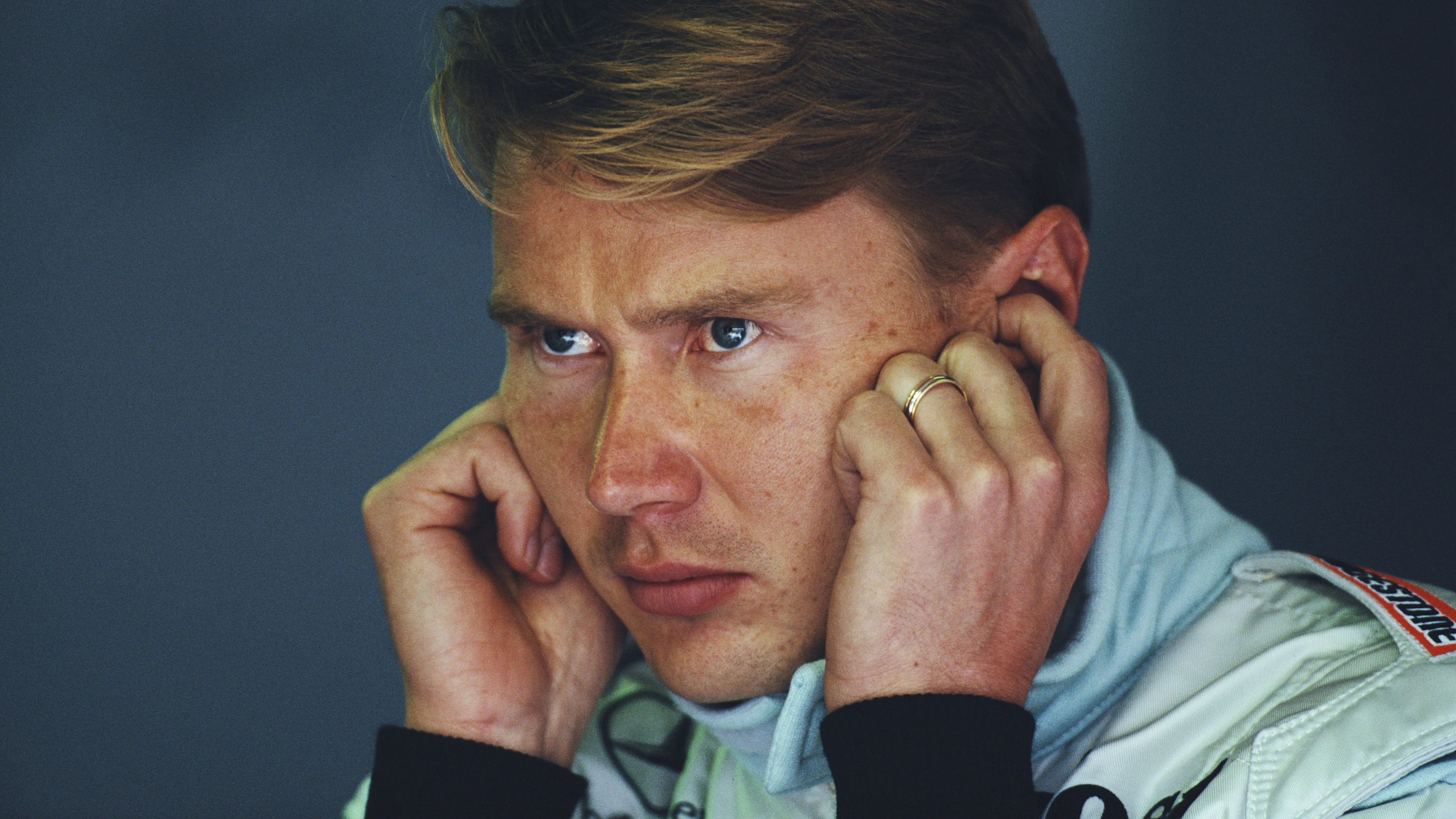 Mika Hakkinen of Finland, driver of the #1 West McLaren Mercedes McLaren MP4/14 Mercedes V10 during